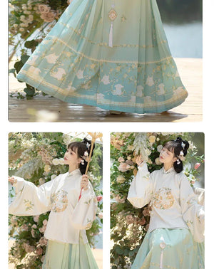 Ming Dynasty | Rabbit Hanfu Set - Yandan_Hanfu