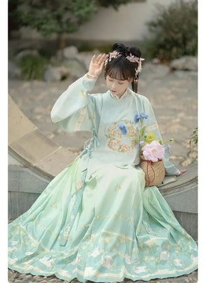 Ming Dynasty | Rabbit Hanfu Set - Yandan_Hanfu