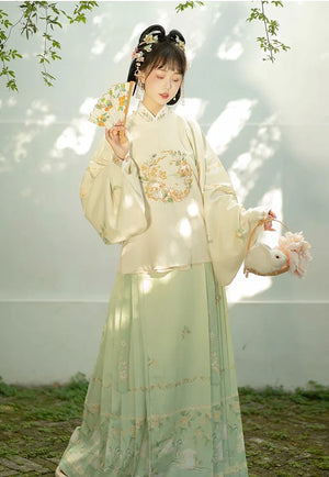 Ming Dynasty | Rabbit Hanfu Set - Yandan_Hanfu
