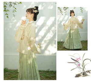Ming Dynasty | Rabbit Hanfu Set - Yandan_Hanfu
