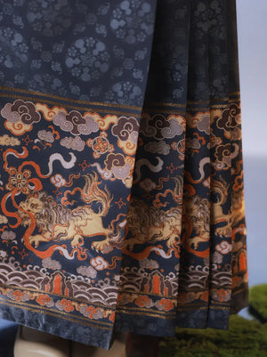 Mamian | Hanfu Dress | Red White - Yandan_Hanfu