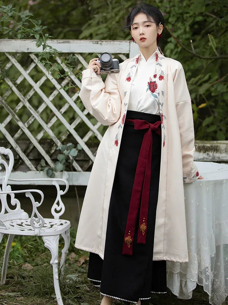 Rose | Modern Red Hanfu - Yandan_Hanfu