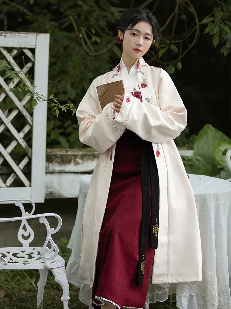 Rose | Modern Red Hanfu - Yandan_Hanfu