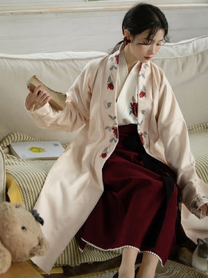 Rose | Modern Red Hanfu - Yandan_hanfu_china