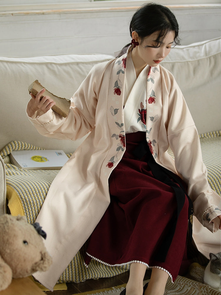 Rose | Modern Red Hanfu - Yandan_hanfu_china