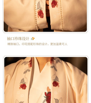Rose | Modern Red Hanfu - Yandan_hanfu_china