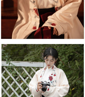 Rose | Modern Red Hanfu - Yandan_hanfu_china