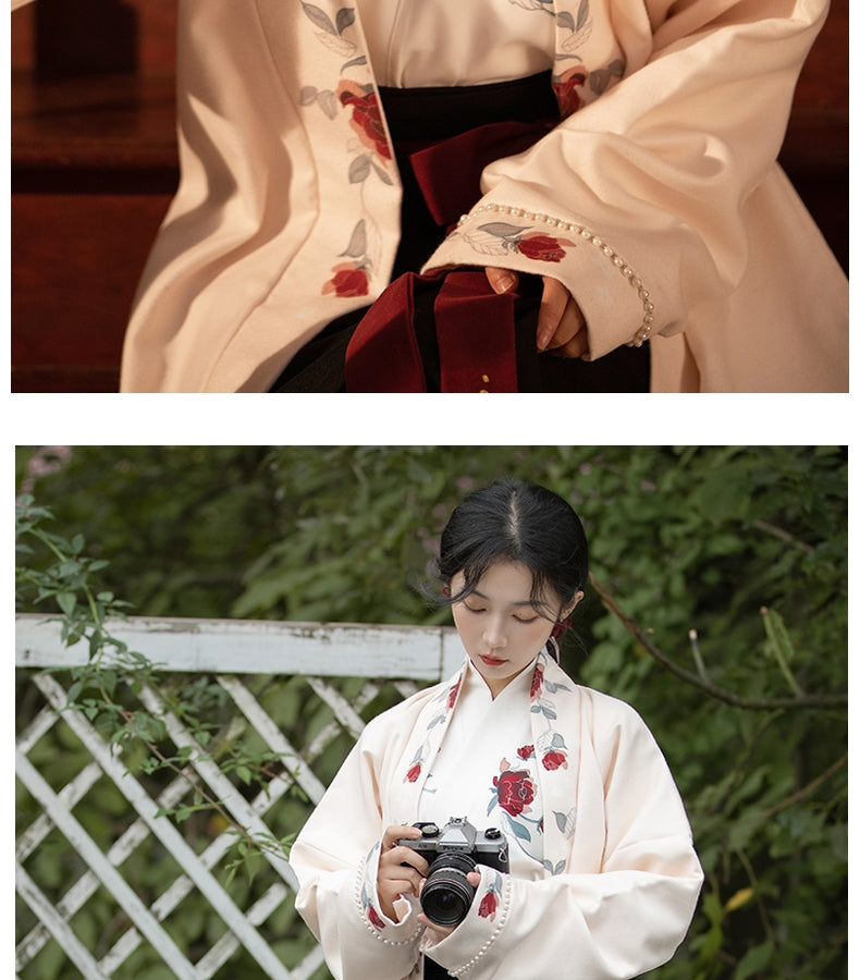 Rose | Modern Red Hanfu - Yandan_hanfu_china