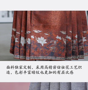 Mamian Dress【月华赋】 White/Purple/Blue/Black/Red - Yandan_Hanfu