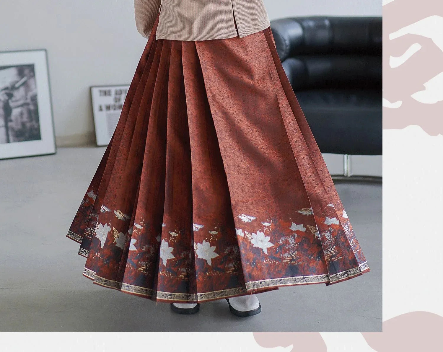 Mamian Dress【月华赋】 White/Purple/Blue/Black/Red - Yandan_Hanfu