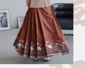 Mamian Dress【月华赋】 White/Purple/Blue/Black/Red - Yandan_Hanfu