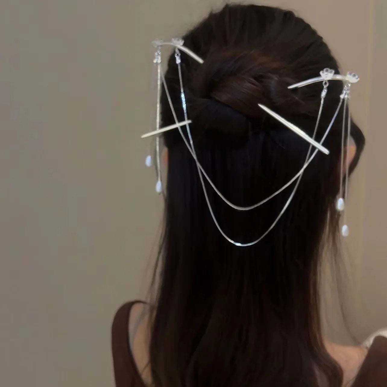 DoubleTassel hairpin【新中式】 - Yandan_Hanfu