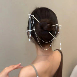 DoubleTassel hairpin【新中式】 - Yandan_Hanfu