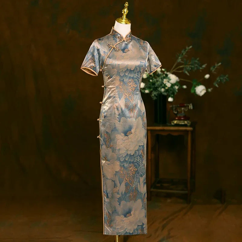 Blue | Qipao - Yandan_Hanfu