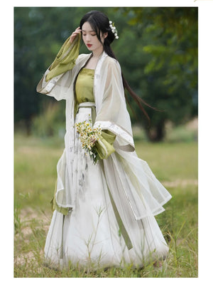 Song Dynasty | Green Hanfu 【Bamboo 竹】 - Yandan_Hanfu