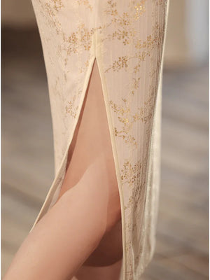 White Qipao Dress - Yandan_Hanfu