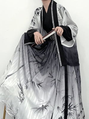 Unisex Hanfu Dress 【Bamboo】 - Yandan_Hanfu