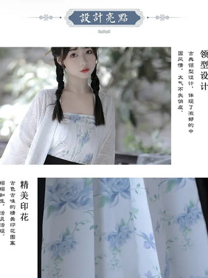 Song Dynasty | Black&White Modern Hanfu - Yandan_Hanfu