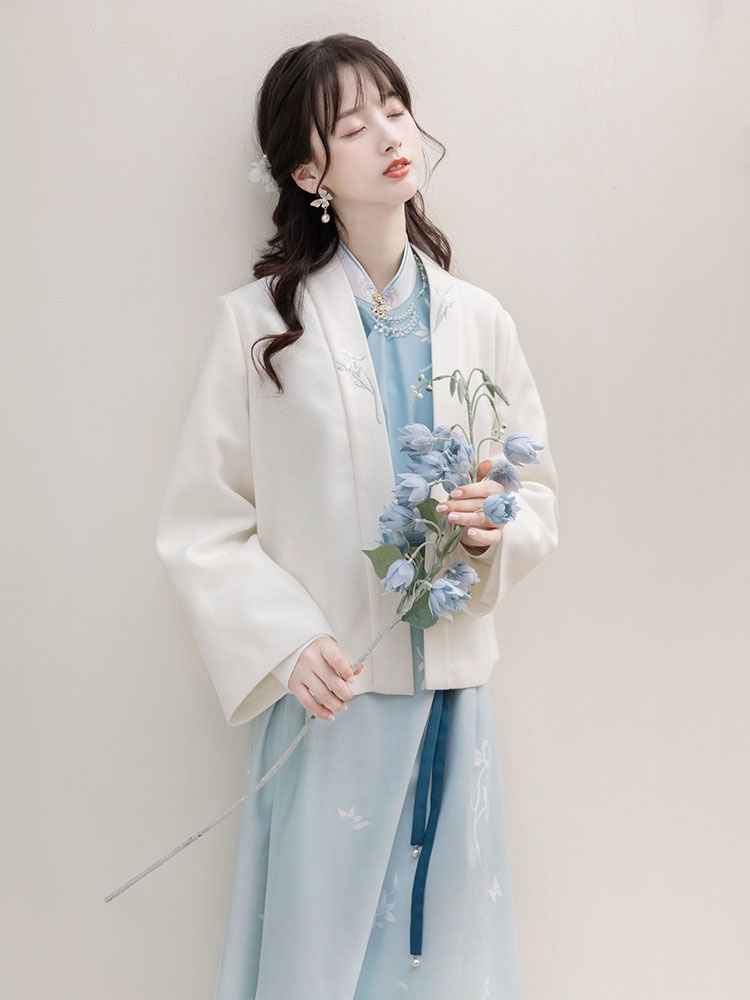 Blue Modern Hanfu 【花间事:初雪听兰】 Chinese traditional clothing Chinese Han clothing Han dynasty clothing Traditional Chinese fashion Han Chinese clothing Chinese Hanfu clothing Ancient Chinese clothing Chinese traditional dress Hanfu culture Hanfu accessories Hanfu shoes Hanfu dress Hanfu wedding Hanfu fabric Black Modern Hanfu clothing for women Blue Modern Hanfu clothing for women Blue Modern Hanfu dress Blue Modern Hanfu fashion Blue Modern Hanfu outfit