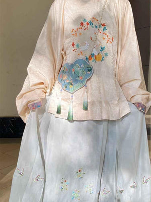 Green Embroidery Hanfu Bag - Yandan_Hanfu