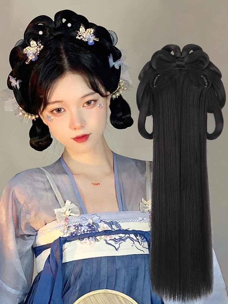 Hanfu Wig | One Piece Half Hair Set - Yandan_Hanfu