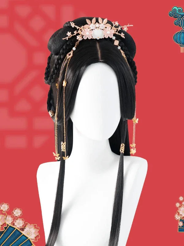 Hanfu Wig | One Piece Full Hair Set - Yandan_Hanfu