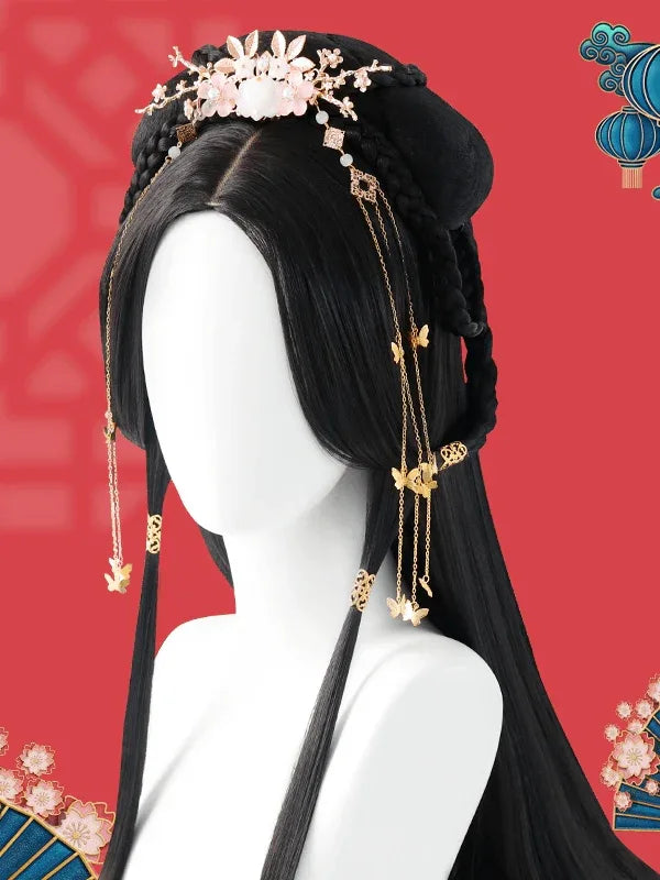 Hanfu Wig | One Piece Full Hair Set - Yandan_Hanfu