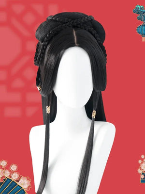 Hanfu Wig | One Piece Full Hair Set - Yandan_Hanfu