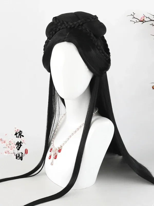 Hanfu Wig | One Piece Full Hair Set - Yandan_Hanfu