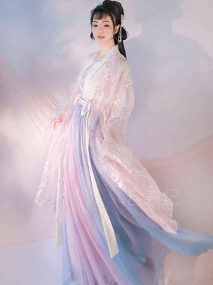 Traditional Pink&Purple Hanfu 【Spring】 - Yandan_Hanfu