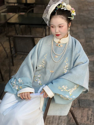 Ming Dynasty | Plus-Size Hanfu Top - Yandan_Hanfu