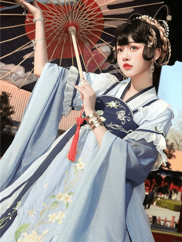 Blue&Purple&Yellow&Red Modern Hanfu/Lolita Contemporary Hanfu Traditional and Modern Hanfu Chinese Fashion Cultural Clothing Hanfu Dress Hanfu Clothing Modern Chinese Clothing Ethnic Wear Hanfu Outfit Asian Fashion Hanfu Culture Hanfu Revival Hanfu Style Hanfu Accessories Hanfu Fabric Hanfu History Hanfu for Men Hanfu for Women Hanfu Patterns Hanfu Design