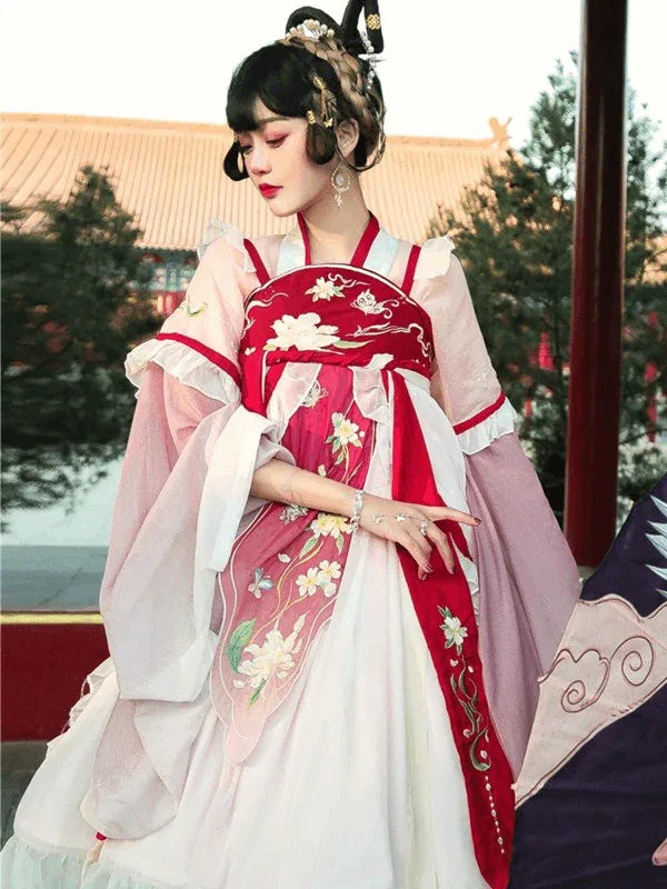 Blue&Purple&Yellow&Red Modern Hanfu/Lolita - Yandan_Hanfu