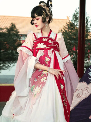 Blue&Purple&Yellow&Red Modern Hanfu/Lolita - Yandan_Hanfu