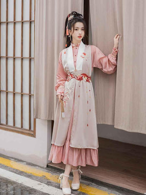 Ming Dynasty | Pink Modern Hanfu - Yandan_Hanfu