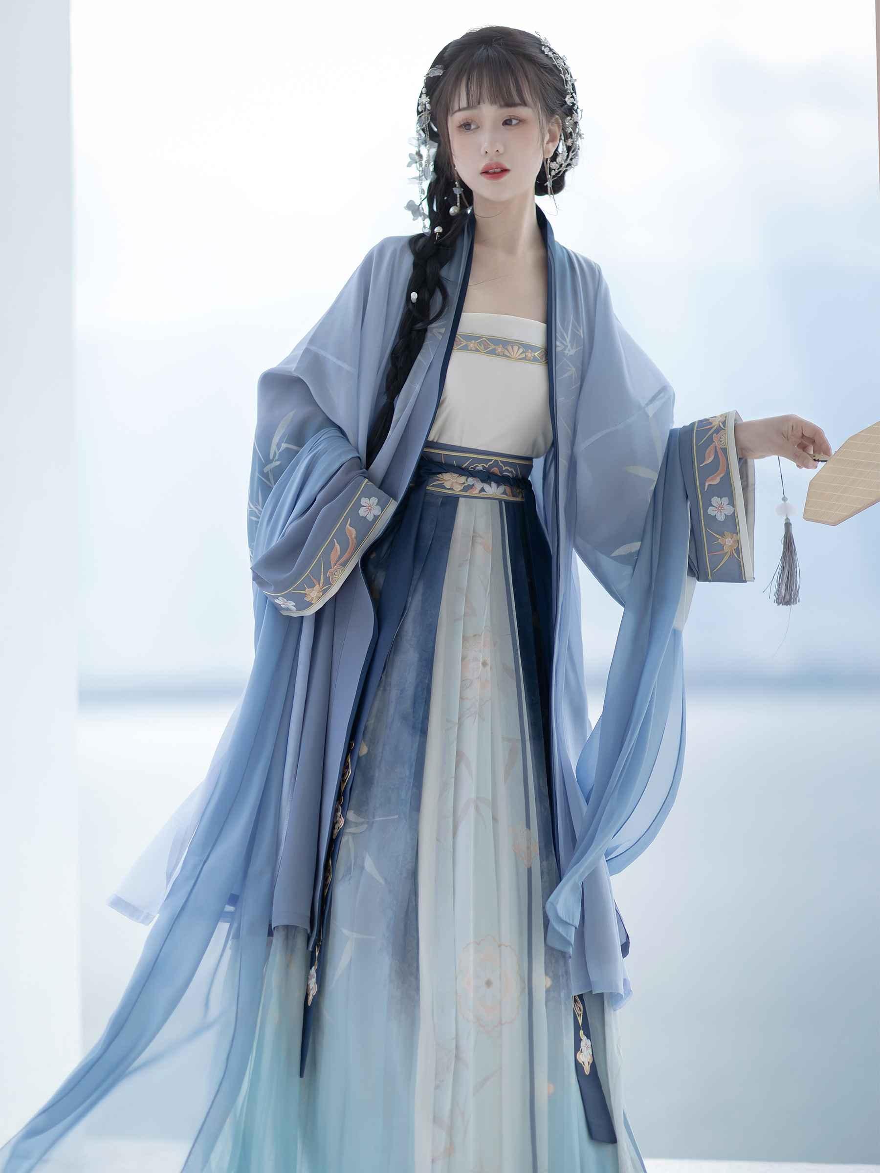 Song Dynasty | Blue Hanfu Dress - Yandan_Hanfu