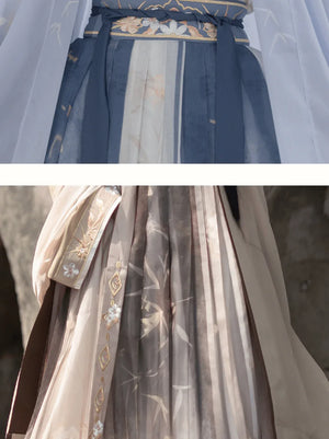 Song Dynasty | Blue Hanfu Dress - Yandan_Hanfu