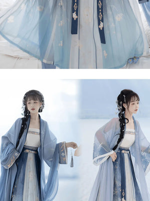Song Dynasty | Blue Hanfu Dress - Yandan_Hanfu