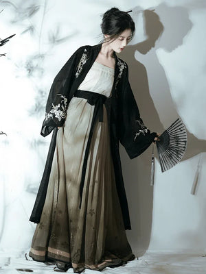 Song Dynasty | Black Modern Hanfu - Yandan_Hanfu