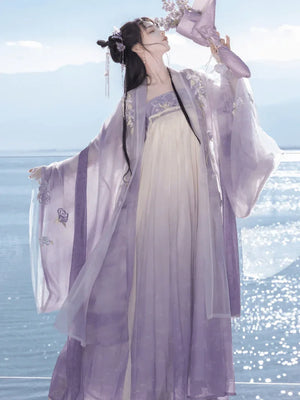 Tang Dynasty | Purple Traditional Hanfu - Yandan_Hanfu