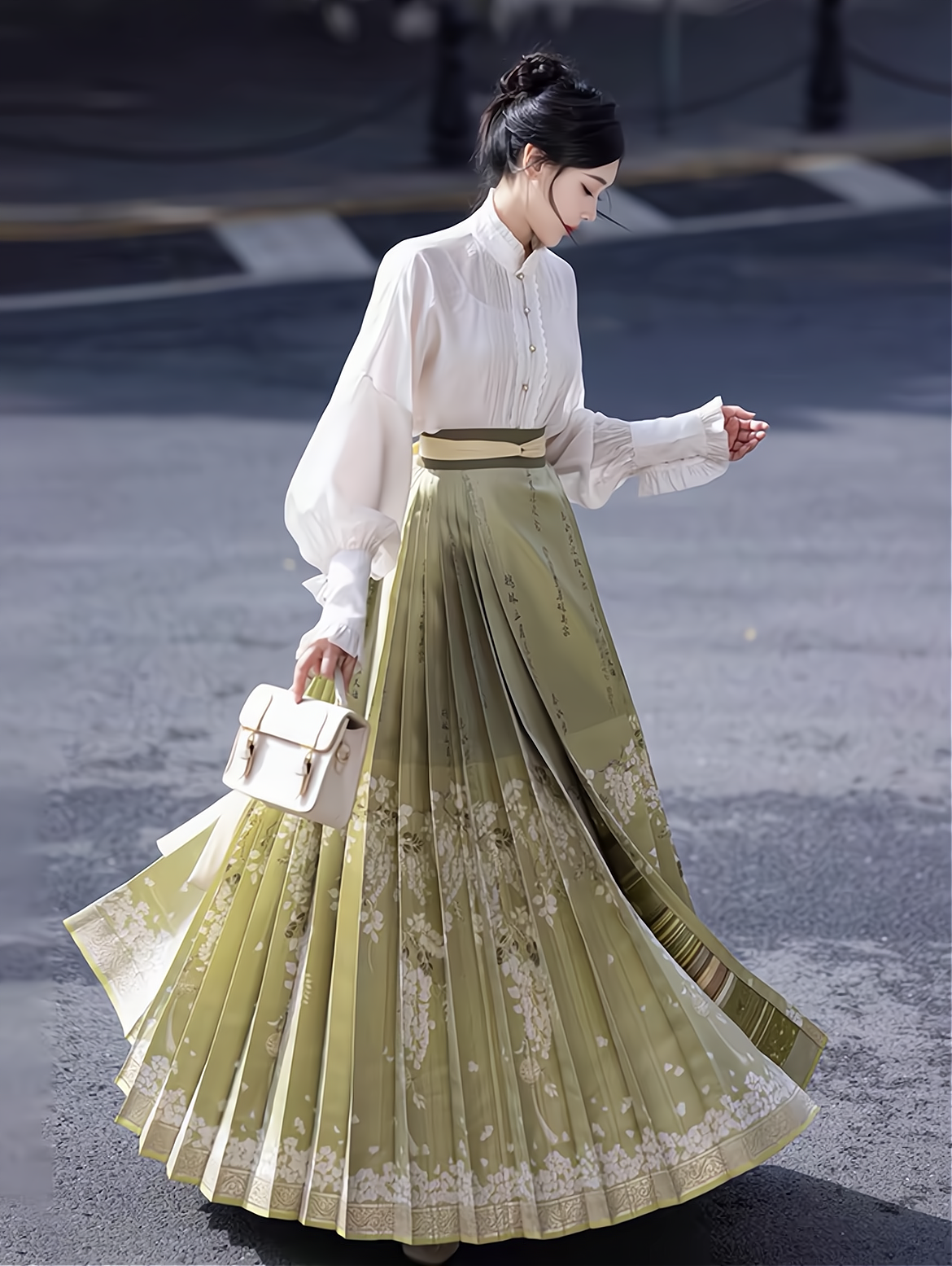 Experience timeless Chinese elegance with our green modern hanfu collection - from regal Ming dynasty styles to modern interpretations. Mulan-inspired warrior looks, flowy plus sizes, and casual everyday pieces. Explore verdant green embroidered gowns, graceful skirts, and mandarin collar tops. Festive for Chinese New Year or sophisticated casual wear. Honor ancient traditions with a contemporary flair.