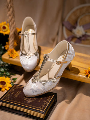 Beautiful not tired feet cheongsam shoes retro republic of china style 6cm mary jane t belt high heel wine glass heel

