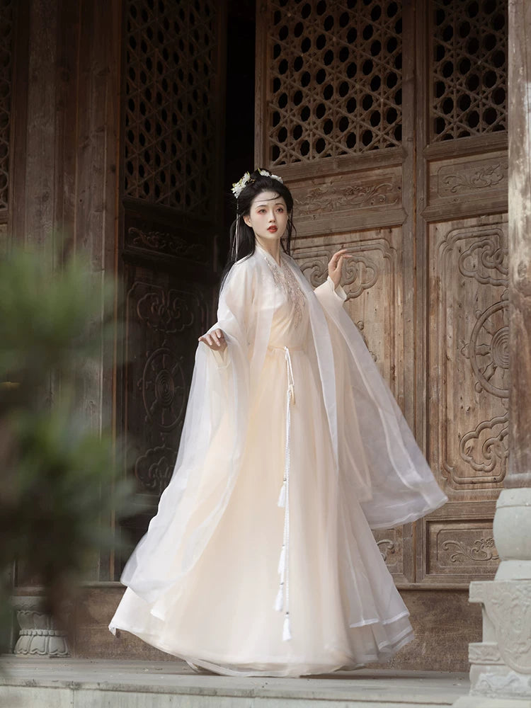 Complete original new hanfu set women ancient elegant super fairy chinese style skirt full length view