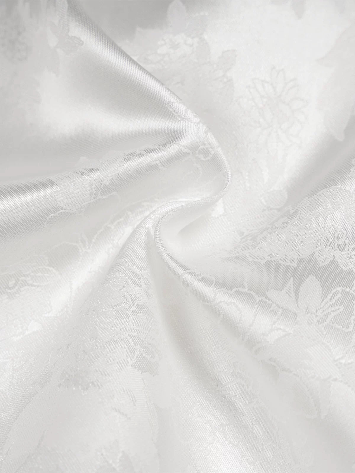 Daily wear hanfu jacket cross collar pipa sleeve dark floral jacquard plus size

