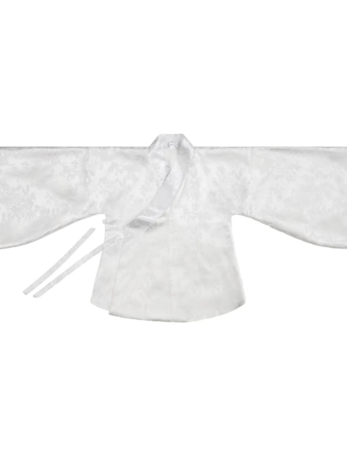 Dark floral pipa sleeve hanfu cross collar plus size jacket daily jacquard

