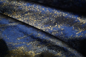 Exquisite fengqi jinhuang new chinese dress gilt sprinkled gold bead embroidery french court pendulum gown full length view

