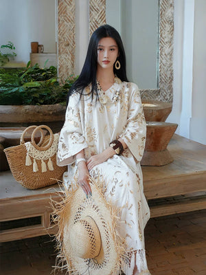 Hsinchu new chinese suspender dress ephemera in the world empty mountain purple gas donglai retro slim strap