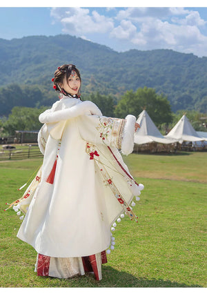 Shengle Long Dream winter Hanfu cloak and chest-high dress product photo 17