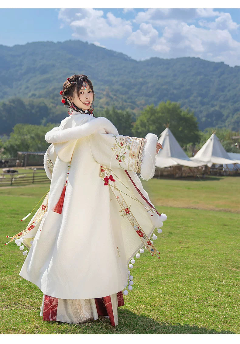 Shengle Long Dream winter Hanfu cloak and chest-high dress product photo 17