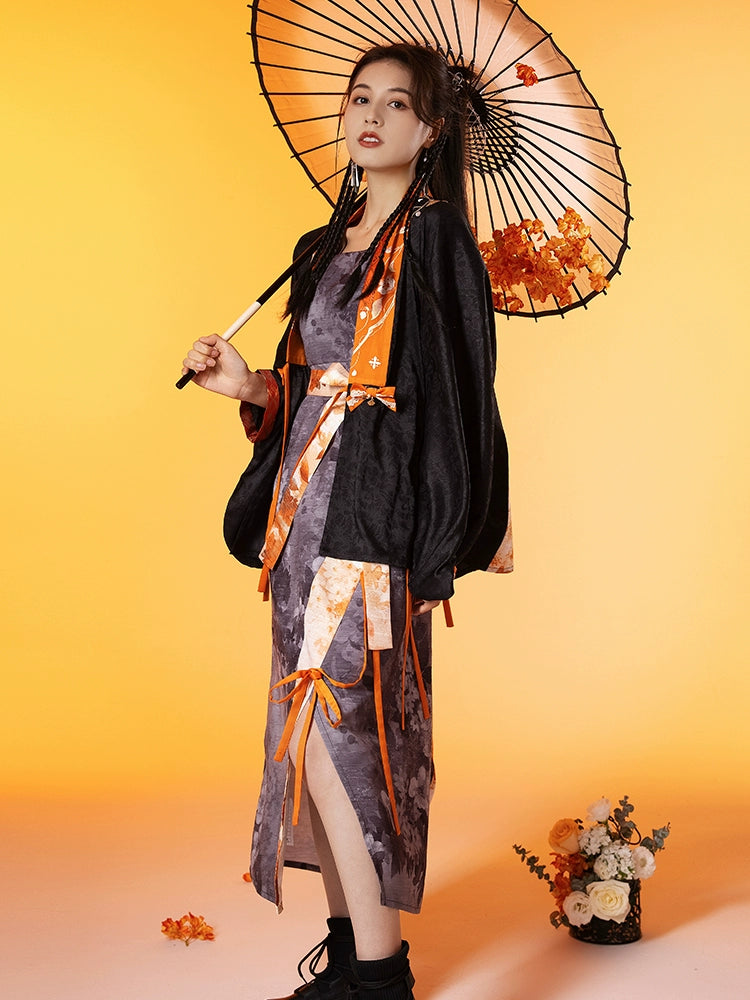 Discover a black modern hanfu with elegant hanfu sleeves, a stylish hanfu jacket, and timeless charm. Perfect for princess hanfu dress, fairy hanfu dress, or casual hanfu, it suits every hanfu woman. Pair with a hanfu shirt or wear it as a modern hanfu dress. Inspired by Ming Dynasty hanfu, it’s ideal for hanfu cosplay or as a cozy winter hanfu. Visit our hanfu shop for the best modernised hanfu and authentic blue hanfu.